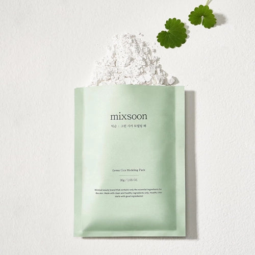 [Mascarilla facial de modelado] MIXSOON *renew* Green Cica Modeling Pack 30ml (5ea)