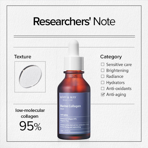 [Sérum] Mary&May Marine Collagen Serum 30ml