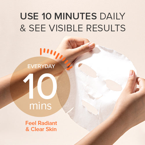 [Mascarilla facial] Mary&May Niacinamide Vitamin C Brightening Mask (30ea)