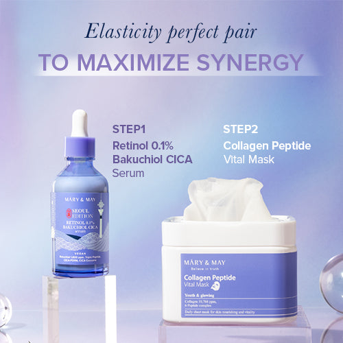 [Sérum] Mary&May *Seoul Edition* Retinol 0.1% Bakuchiol Cica Serum 80ml