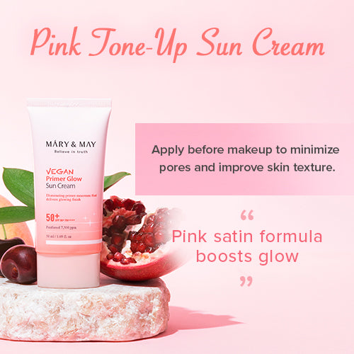 [Protector solar] Mary&May Vegan Primer Glow Sun Cream SPF50+ PA++++ 50ml