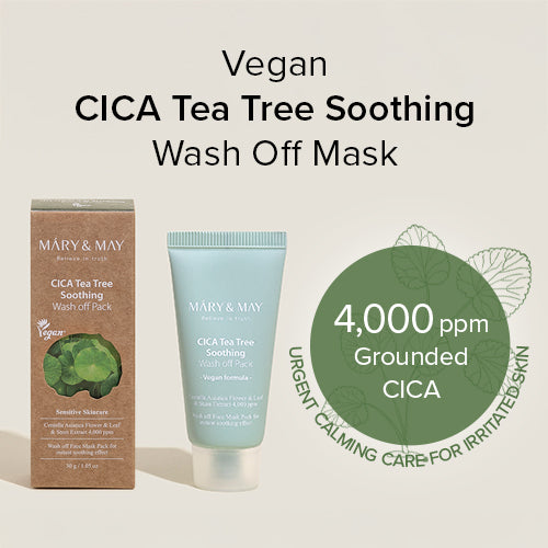 [Mascarilla facial] Mary&May Cica TeaTree Soothing Wash off Pack 30ml