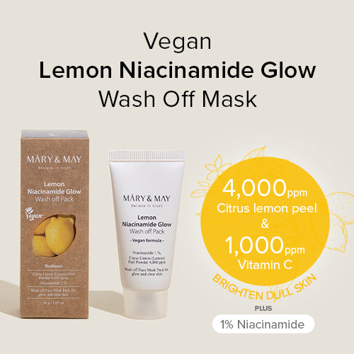 [Mascarilla facial] Mary&May Lemon Niacinamide Glow Wash off Pack 30ml