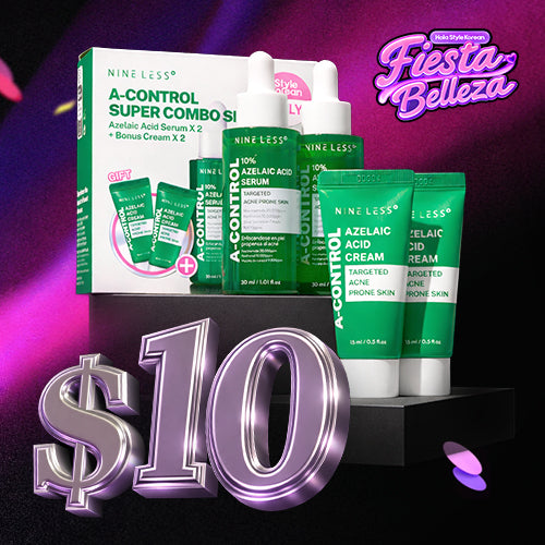 *Oferta FLASH* [Pack Exclusivo] NINELESS Azelaic Acid Duo Set (2 Sérums y 2 Cremas de Regalo)