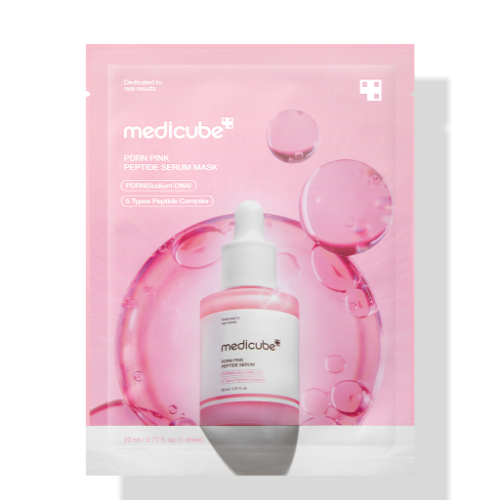 [Mascarilla de tejido] MEDICUBE PDRN Pink Peptide Serum Mask (1ea)