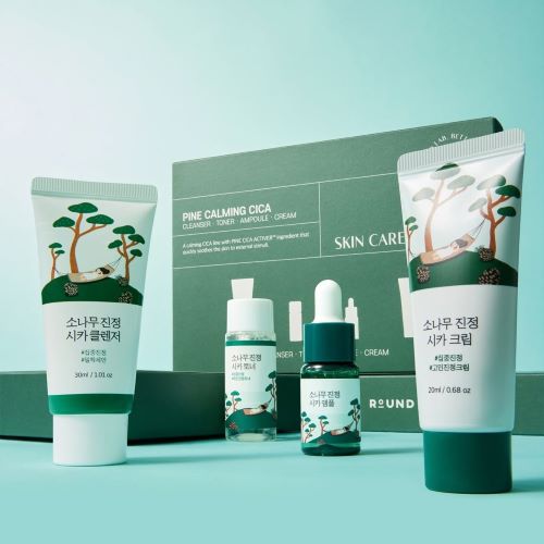 [Kit de cuidado de piel] ROUND LAB Pine Calming Cica Trial Kit