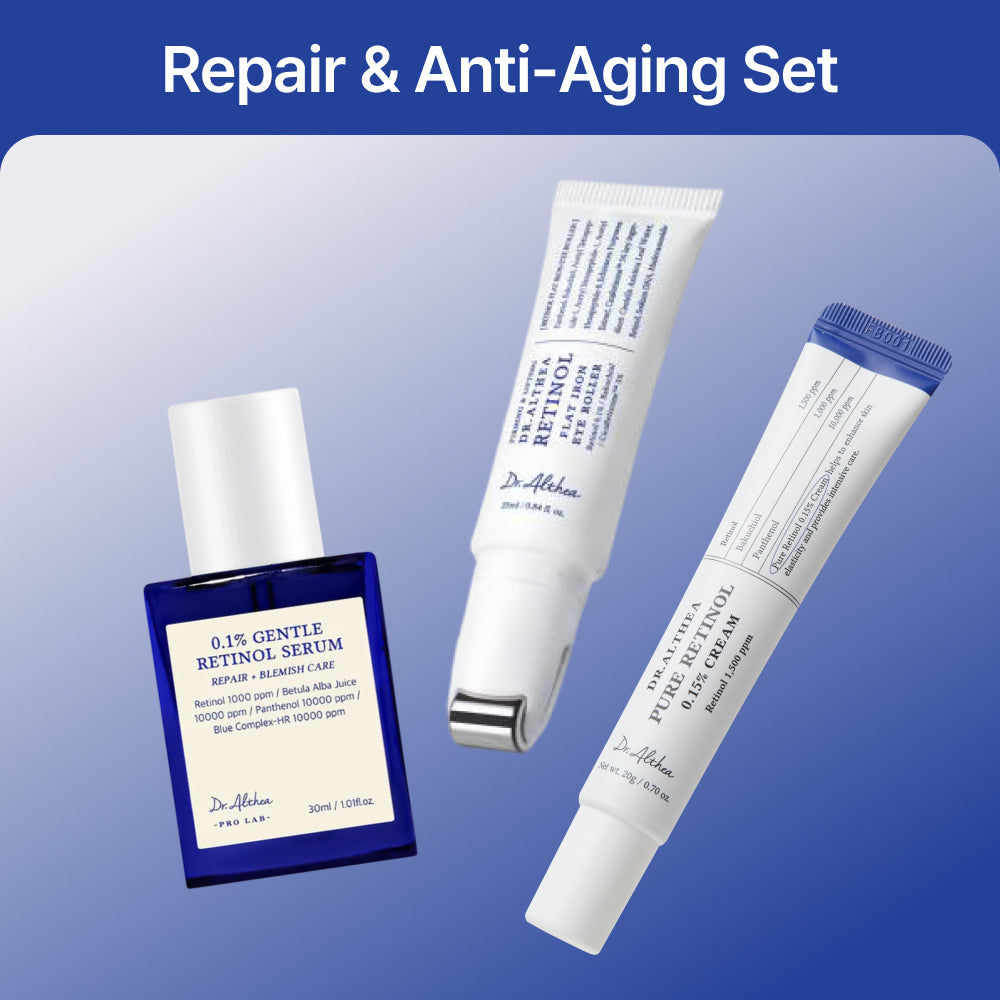 *SUPER PRECIO* [Set Especial] Dr. Althea Night Repair & Anti-Aging Set : Sérum + Eye Roller +Crema