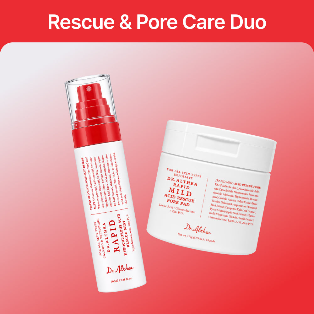 *SUPER PRECIO* [Set Especial] Dr. Althea Rescue & Pore Care Duo: Bruma + Tónico en Discos