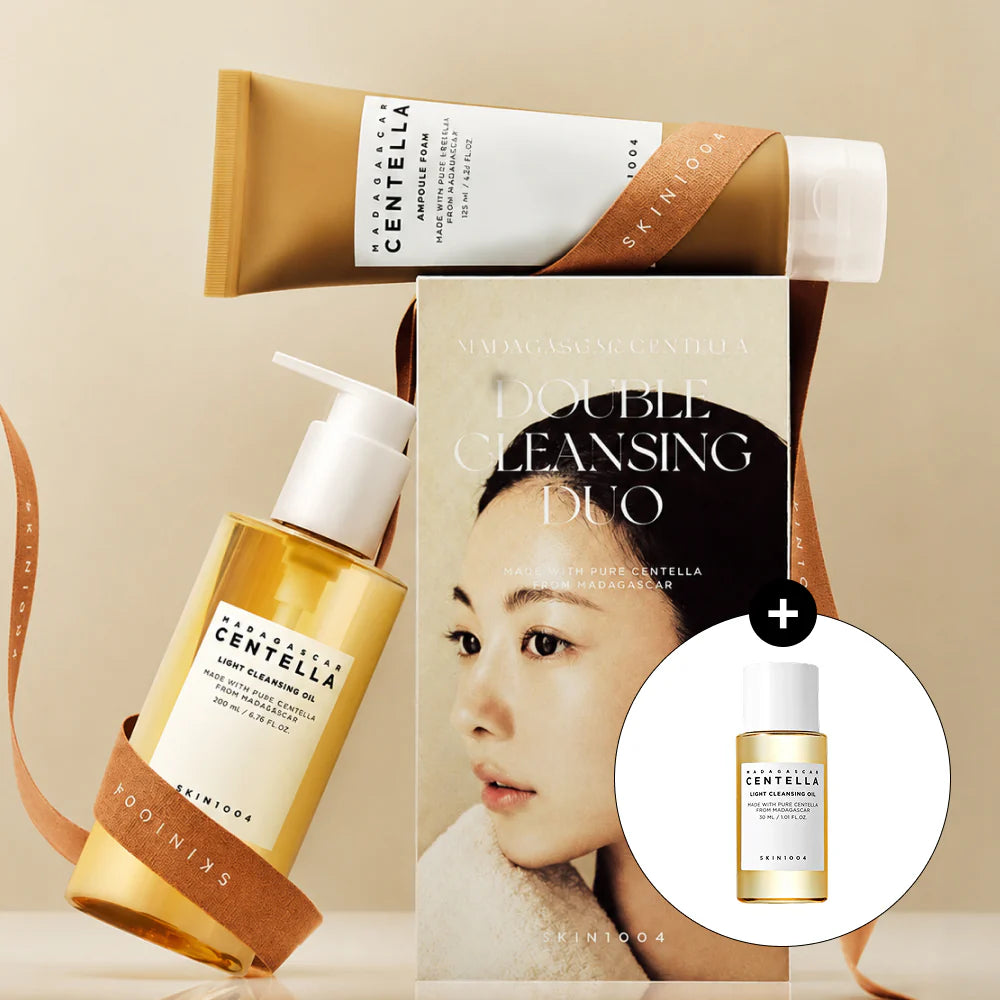 *SUPER PRECIO*[Set doble limpieza] SKIN1004 Madagascar Centella Double Cleansing Duo Set (Cleansing Oil+Ampoule Foam)