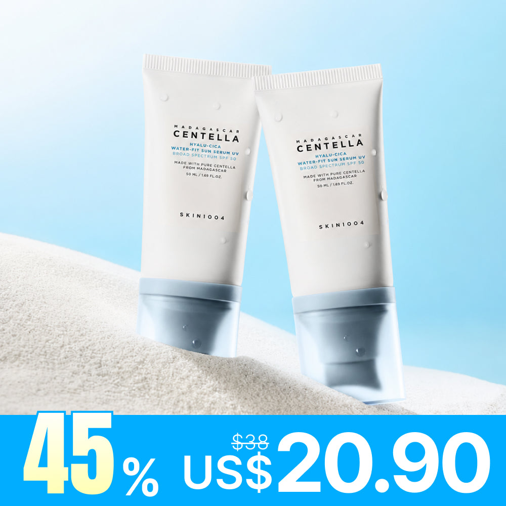 [Multi Pack] SKIN1004 Madagascar Centella Hyalu-Cica Water-Fit Sun Serum UV 50ml (2 Uds.)