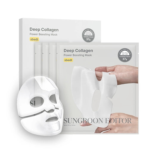 [Mascarilla] SUNGBOON EDITOR Deep Collagen Power Boosting Mask (4ea)