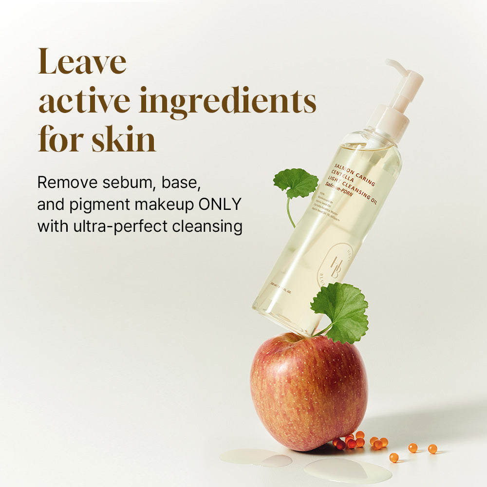 [Aceite limpiador facial] HEVEBLUE Salmon Caring Centella Light Cleansing Oil 250ml