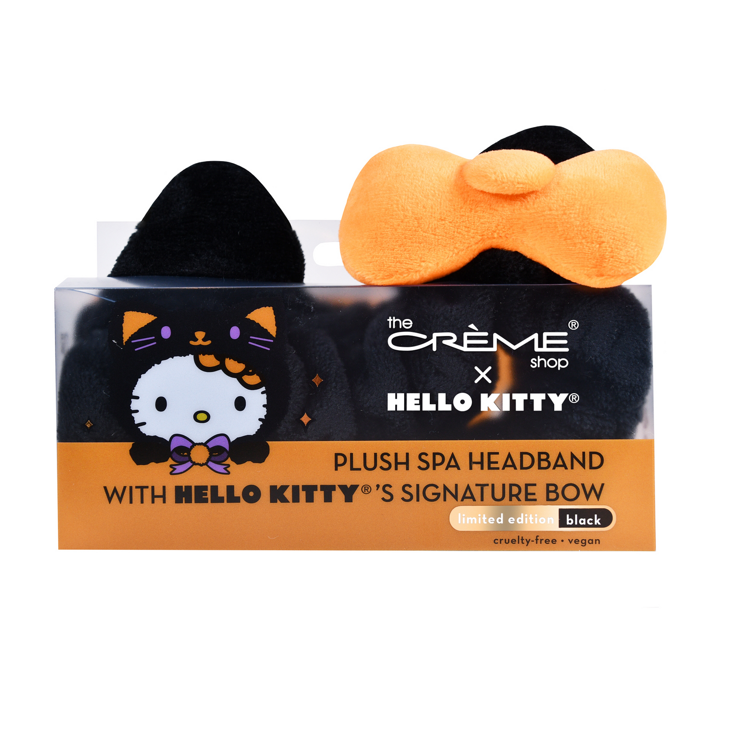[Diadema] The Crème Shop Diadema spa plush Hello Kitty con lazo - Naranja