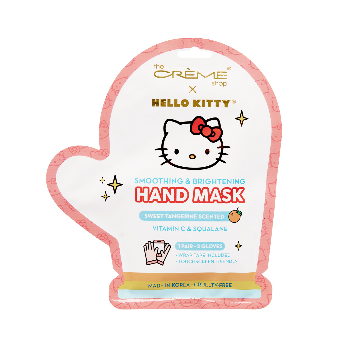 [Mascarilla de manos] The Crème Shop Mascarilla de manos Hello Kitty - Mandarina dulce