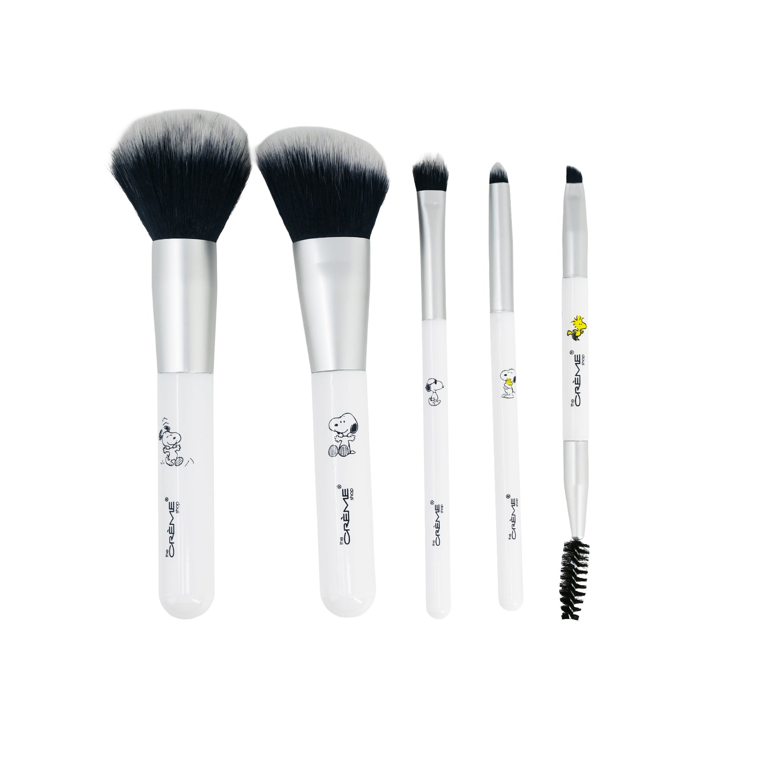 [Brochas] The Crème Shop Set de brochas de viaje mini PEANUTS (6 piezas)