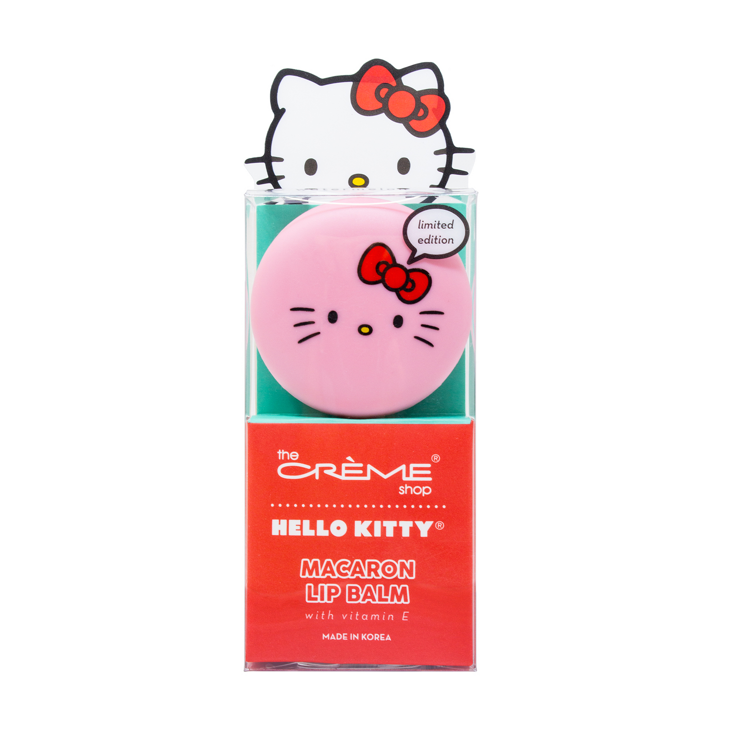 *SUPER PRECIO* [Bálsamo labial] The Crème Shop Bálsamo labial macaron Hello Kitty - Sandía