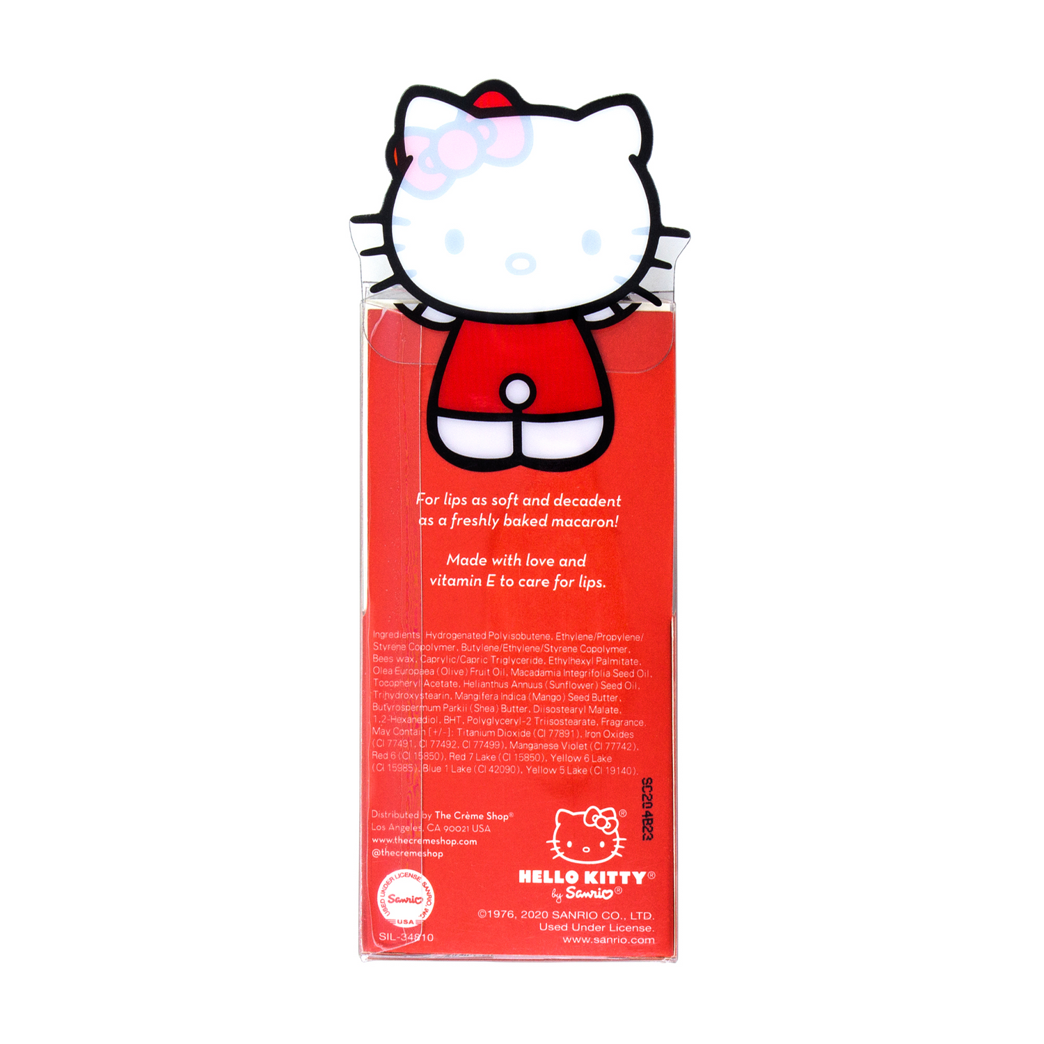 *SUPER PRECIO* [Bálsamo labial] The Crème Shop Bálsamo labial macaron Hello Kitty - Sandía