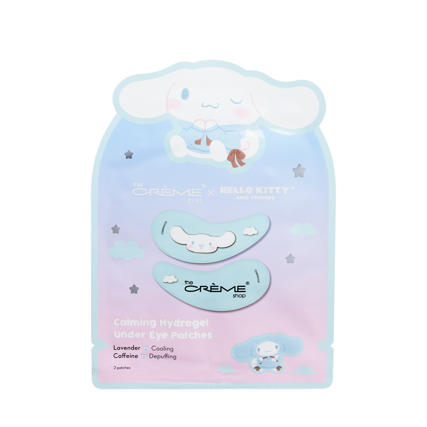 [Parche ojos] The Crème Shop Parches de hidrogel para ojos Cinnamoroll (1 pieza)