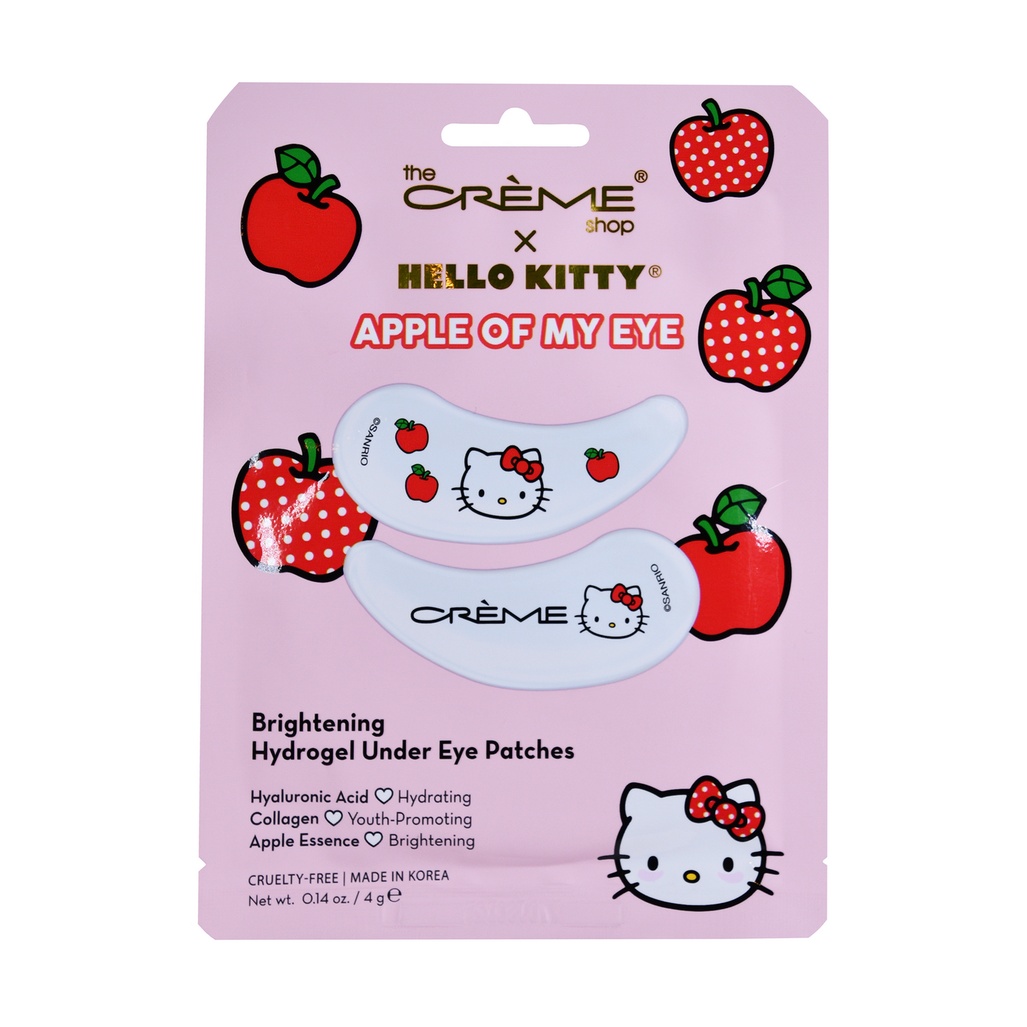 [Parche ojos] The Crème Shop Parches de hidrogel para ojos Hello Kitty