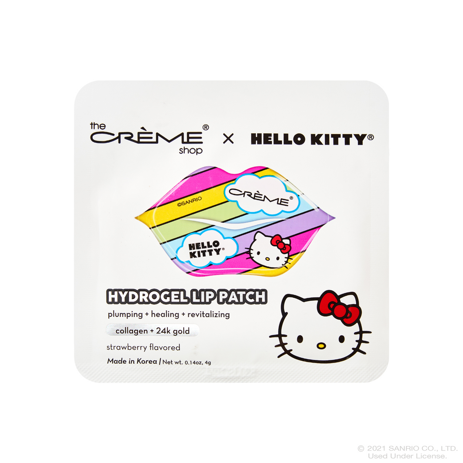 [Parche labios] The Crème Shop Parche de hidrogel para labios Hello Kitty
