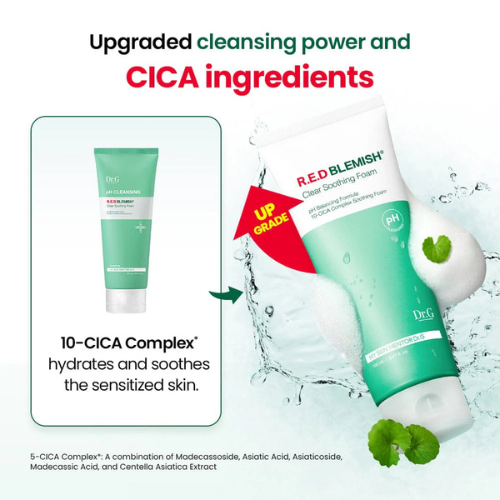 [Limpiador facial] Dr.G pH Cleansing R.E.D Blemish Clear Soothing Foam 150ml