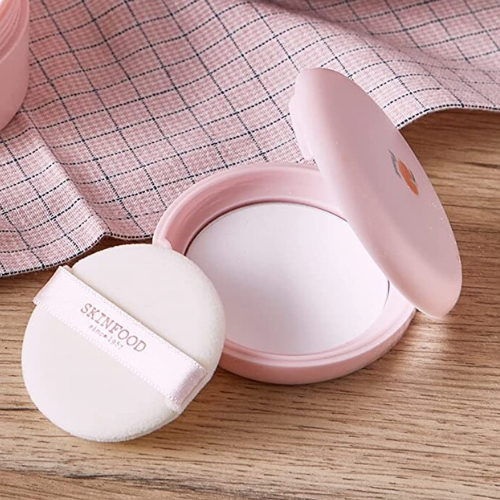 *CLEARANCE* [Polvos compactos] Skinfood Peach Cotton Pore Blur Pact 4g