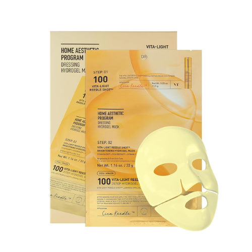 [Mascarillas faciales] VT Vita-Light Reedle Shot 100 2-Step Hydrogel Mask (1ea)