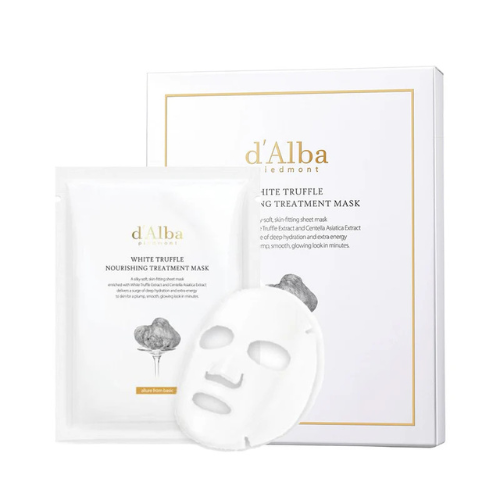 [Mascarillas faciales] d'Alba White Truffle Nourishing Treatment Mask (5ea)