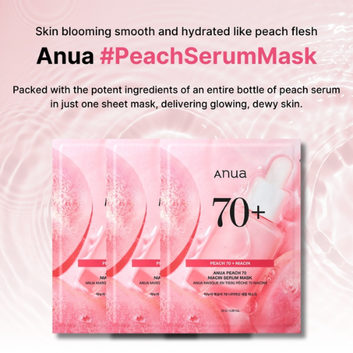 [Mascarilla facial] Anua *renew* Peach 70 Niacin Serum Mask (1ea)