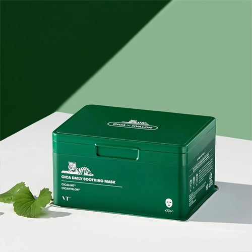 [Mascarilla facial] VT Cica Daily Soothing Mask (30ea)