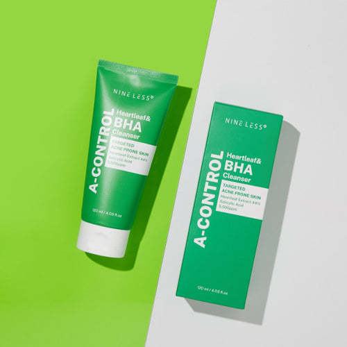 [Limpiador para piel con acné] NINE LESS A-Control Heartleaf & BHA Cleanser 120ml