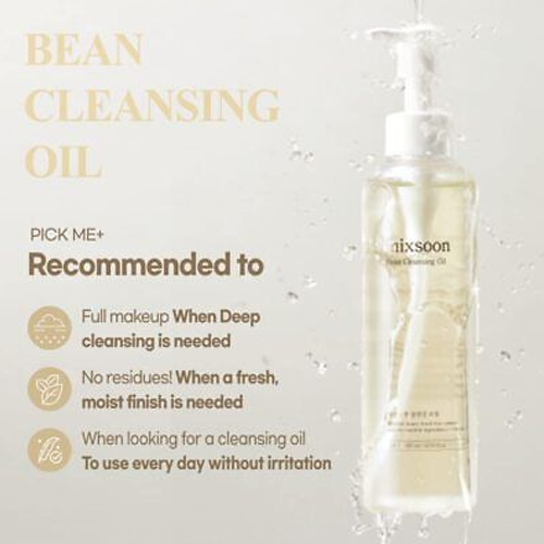 [Aceite limpiador facial] MIXSOON Bean Cleansing Oil 195ml