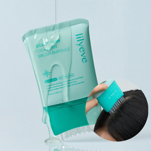 [Sérum capilar] lilyeve Scalp:Turn Cica PDRN Brush Ampoule 100ml