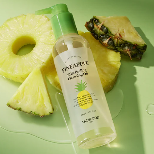 [Aceite limpiador facial] Skinfood Pineapple BHA Peeling Cleansing Oil 200ml