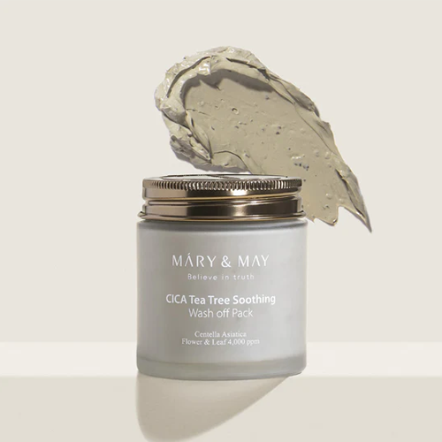 [Mascarilla facial] Mary&May Cica TeaTree Soothing Wash off Pack 125ml