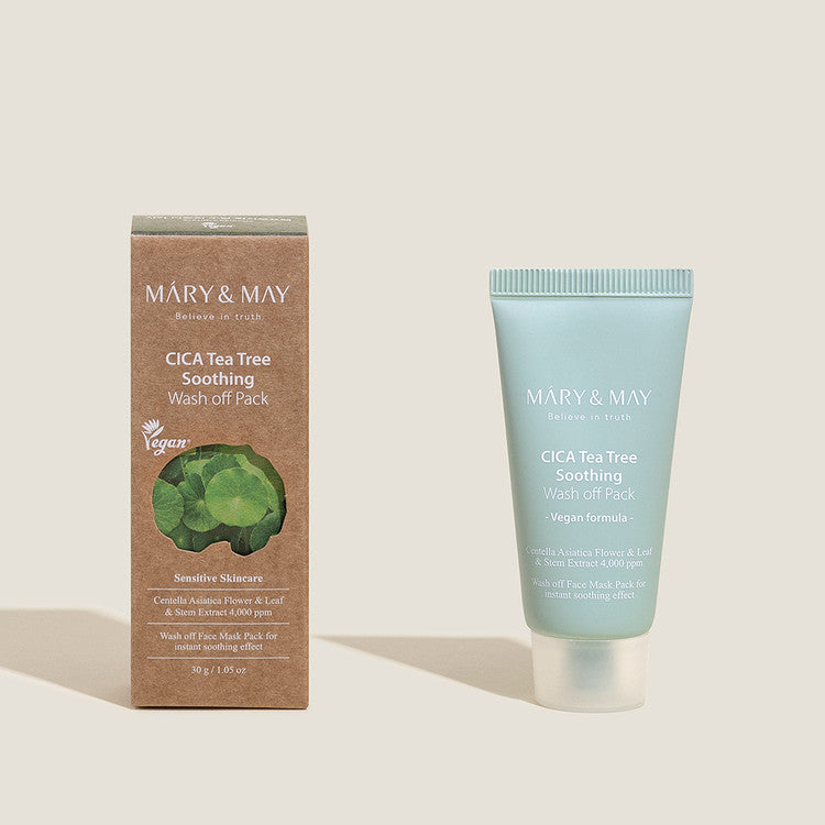 [Mascarilla facial] Mary&May Cica TeaTree Soothing Wash off Pack 30ml