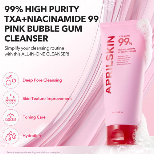 [Limpiador facial] APRILSKIN TXA Niacinamide 99 Deep Cleanser 120ml