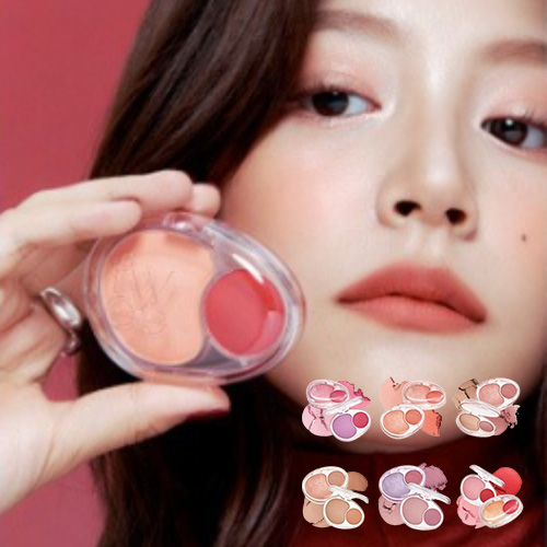 [Coloretes] Fwee Mellow Dual Blusher 7.2ml (12 colors)