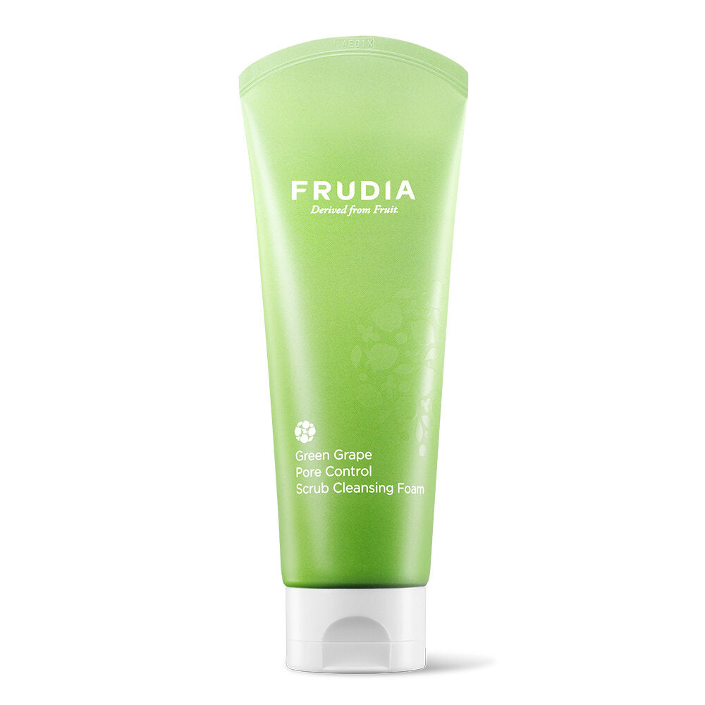 [Limpiador facial] Frudia Green Grape Pore Control Scrub Cleansing Foam 145ml