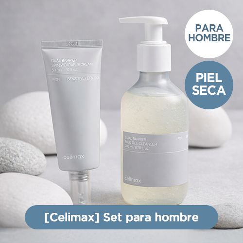 *SUPER PRECIO*[Set Especial] celimax Cuidado para Hombre con Piel Seca (Gel limpiador facial + Crema)