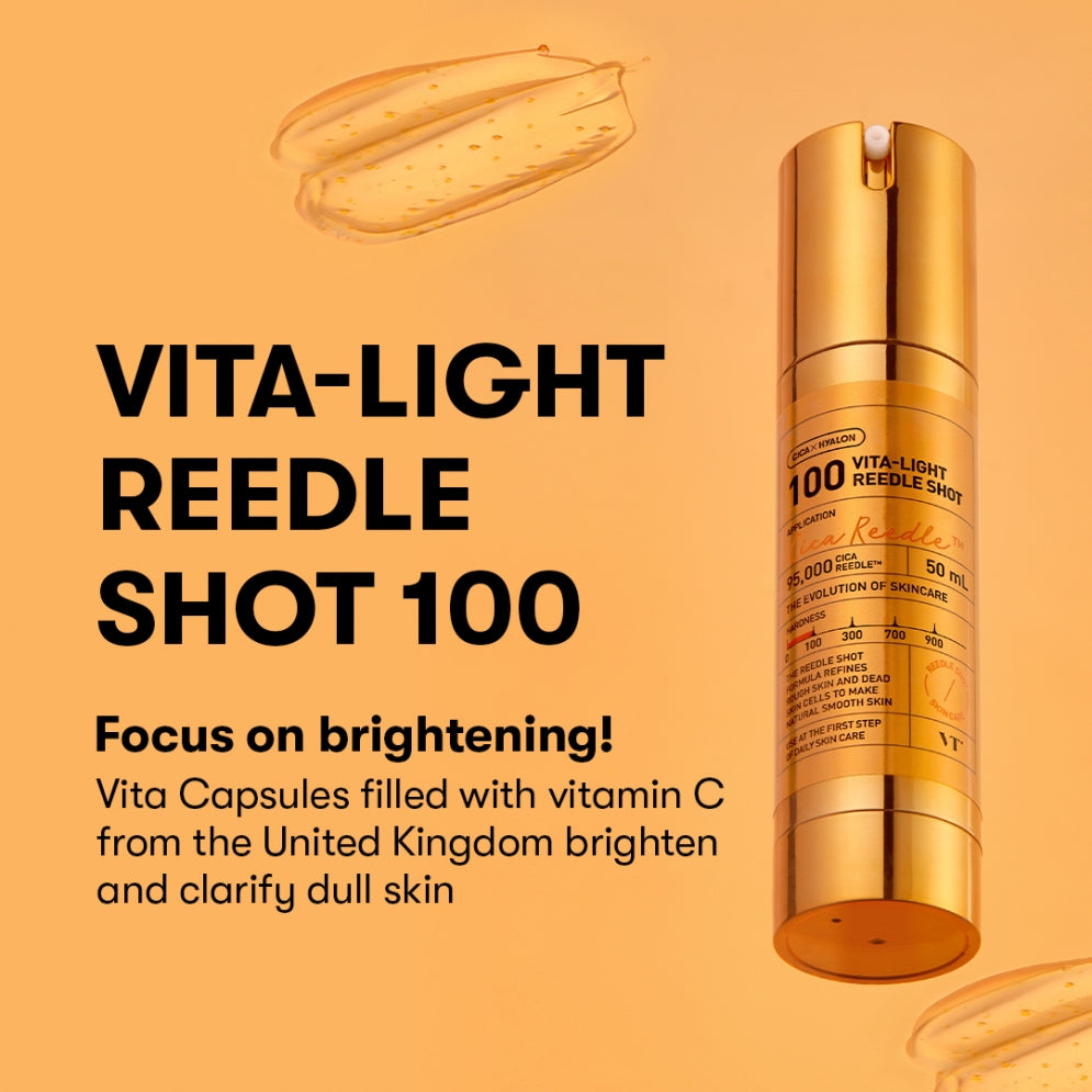 [Sérum microagujas] VT Vita-Light Reedle Shot 100 Stick 2ml (10ea)