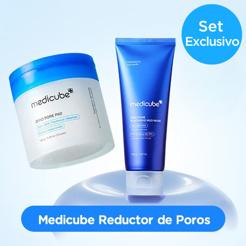 *SUPER PRECIO*[Set Especial] Medicube Reductores de Poros: Blackhead Mud Mask + Zero Pore Pad
