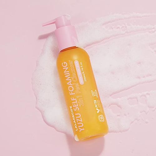 [Limpiador facial] LalaRecipe Yuzu Self Foaming 3in1 Cleanser 200ml