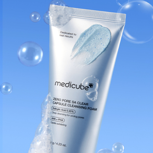 [Limpiador facial] Medicube Zero Pore Clearing Capsule Cleansing Foam 120g