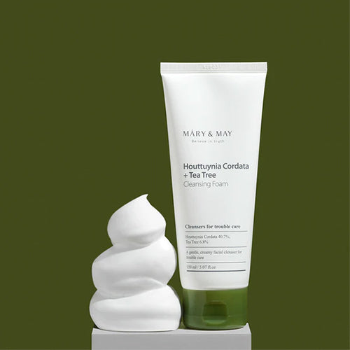 [Limpiador facial] Mary&MayHouttuynia Cordata + Tea Tree Cleansing Foam 150ml