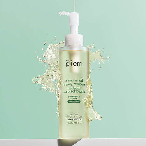 [Aceite limpiador facial] make p:rem *renewal* Safe Me Relief Moisture Cleansing Oil 210ml