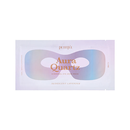 [Mascarilla contorno de ojos] Petitfee Aura Quartz Hydrogel Eye Zone Mask –Iridescent Lavender (1ea)