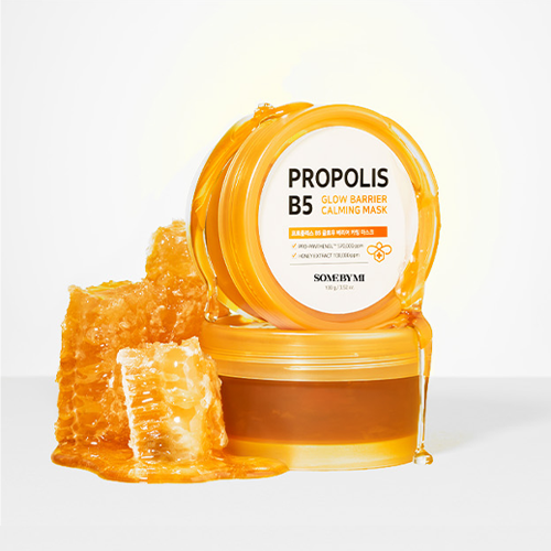[Mascarilla facial iluminadora] SOMEBYMI Propolis B5 Glow Barrier Calming Mask 100ml