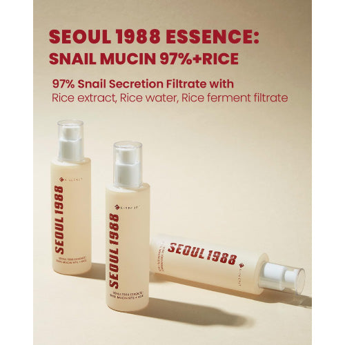 [Sérum] KSECRET SEOUL 1988 Essence : Snail Mucin 97% + Rice 100ml