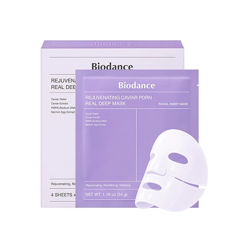 [Mascarillas faciales] Biodance Rejuvenating Caviar PDRN Real Deep Mask (4ea)